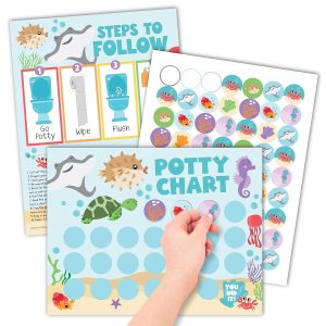 Potty Training Chart | Sticker Charts | Early Education - Ocean